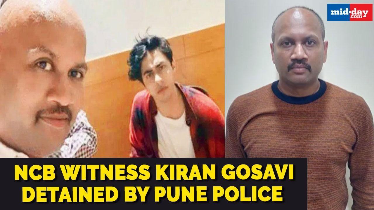 NCB witness Kiran Gosavi detained by Pune Police
